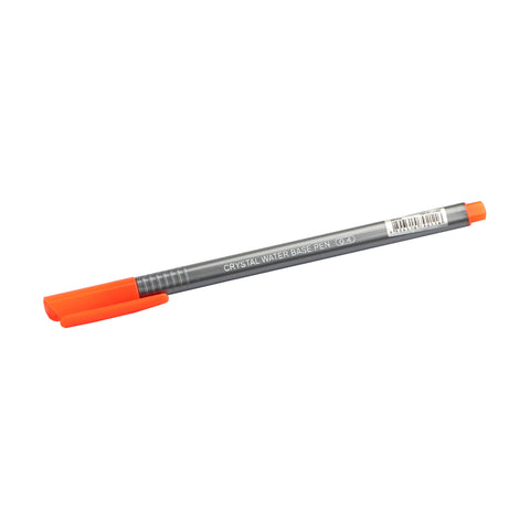 Crystal Fineliner Water Based Pen 0.4mm Red Orange CW4 (12pcs)