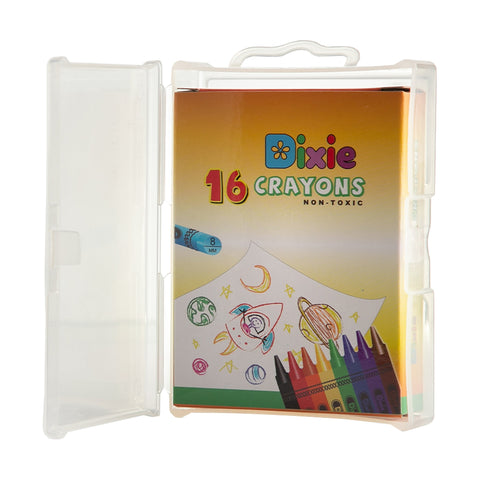 Dixie Crayons With Case 16 Colors DC16C (1set)