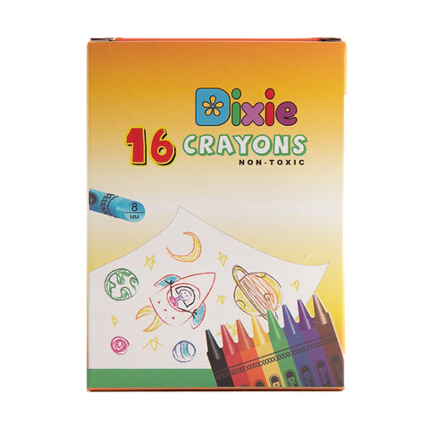 Dixie Crayons 16 Colors DC16 (1set)