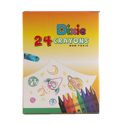 Dixie Crayons 24 Colors DC24 (1set) 