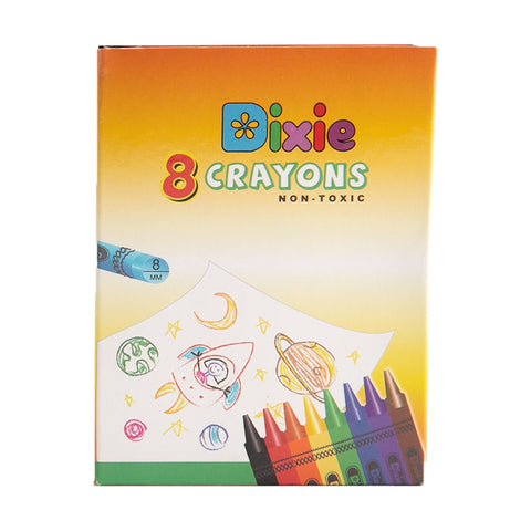 Dixie Crayons 8 Colors DC8 (1set)