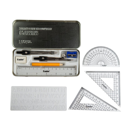 Faster Optimum Mathematical Instruments F029 (10pcs set)