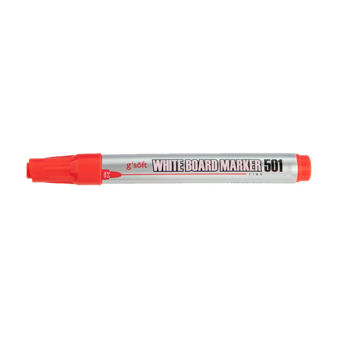 G'Soft Whiteboard Marker Fine Red GS501 (12pcs)