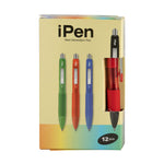 Crystal Mini Ballpen 0.7mm Red iPen (12pcs)