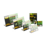 Kejea Half Shape Acrylic Card Stand 7.5cmx5.3cm K380 (20pcs)