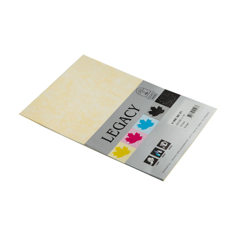 Legacy K-One Colored Paper A4 10sheets Marble Yellow K170-B1 (5packs)