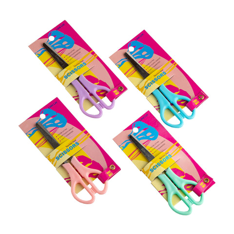 Long Life School Scissors 5" Assorted Color KS125 (24pcs)