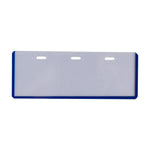 Long Life Plastic Name Tag Holder 18cmx5.5cm Blue LL10 (40pcs)