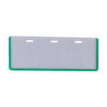 Long Life Plastic Name Tag Holder 18cmx5.5cm Green LL10 (40pcs)