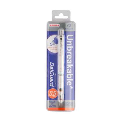 Zebra Delguard Unbreakable Mechanical Pencil 0.5mm White MA85 (1pc)