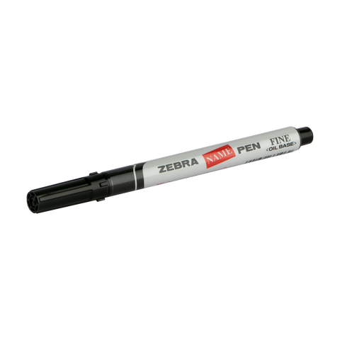 Zebra Name Pen Permanent Marker Black MON-120 (10pcs)