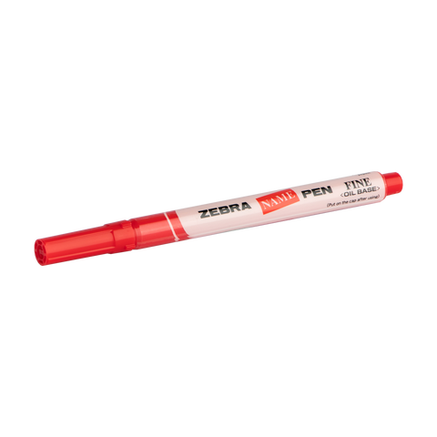 Zebra Name Pen Permanent Marker Red MON-120 (10pcs)