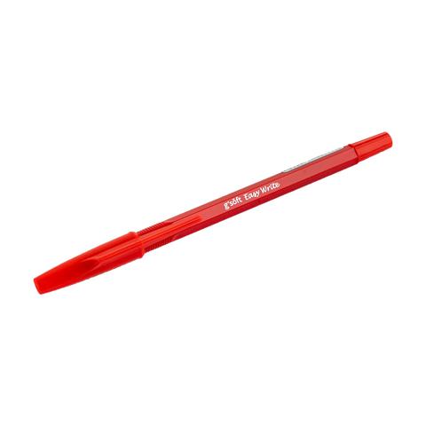 G'Soft Easy Write Needle Tip Ballpen 0.7mm Red R6 (50pcs)