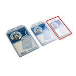 Long Life Unbreakable Rubber ID Card Case 5.4cmx9.0cm Clear SV66 (25pcs)