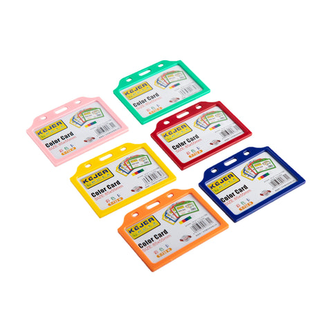 Kejea Coloured ID Case 8.5cmx5.5cm Assorted Colors T732H (50pcs)