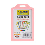 Kejea Coloured ID Case 5.5cmx8.5cm Assorted Colors T732V (50pcs)