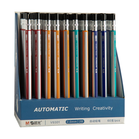 M&G Automatic Retractable Pencil 2B 2.0mm V9301 (60pcs)